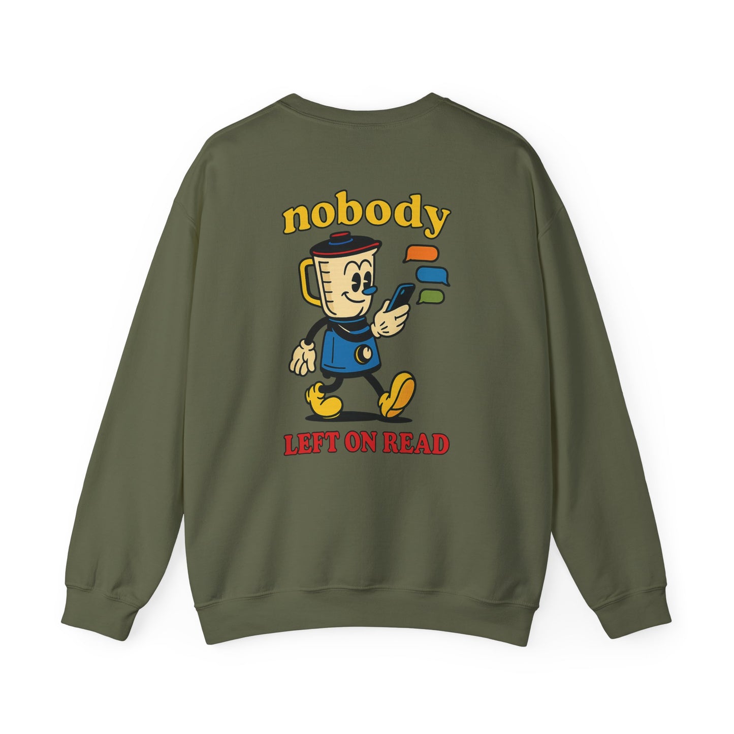 Blend VIBE | Nobody Left On Read | Heavy Crewneck Sweatshirt — Chill Mode: Activated