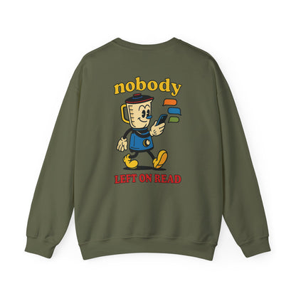 Blend VIBE | Nobody Left On Read | Heavy Crewneck Sweatshirt — Chill Mode: Activated