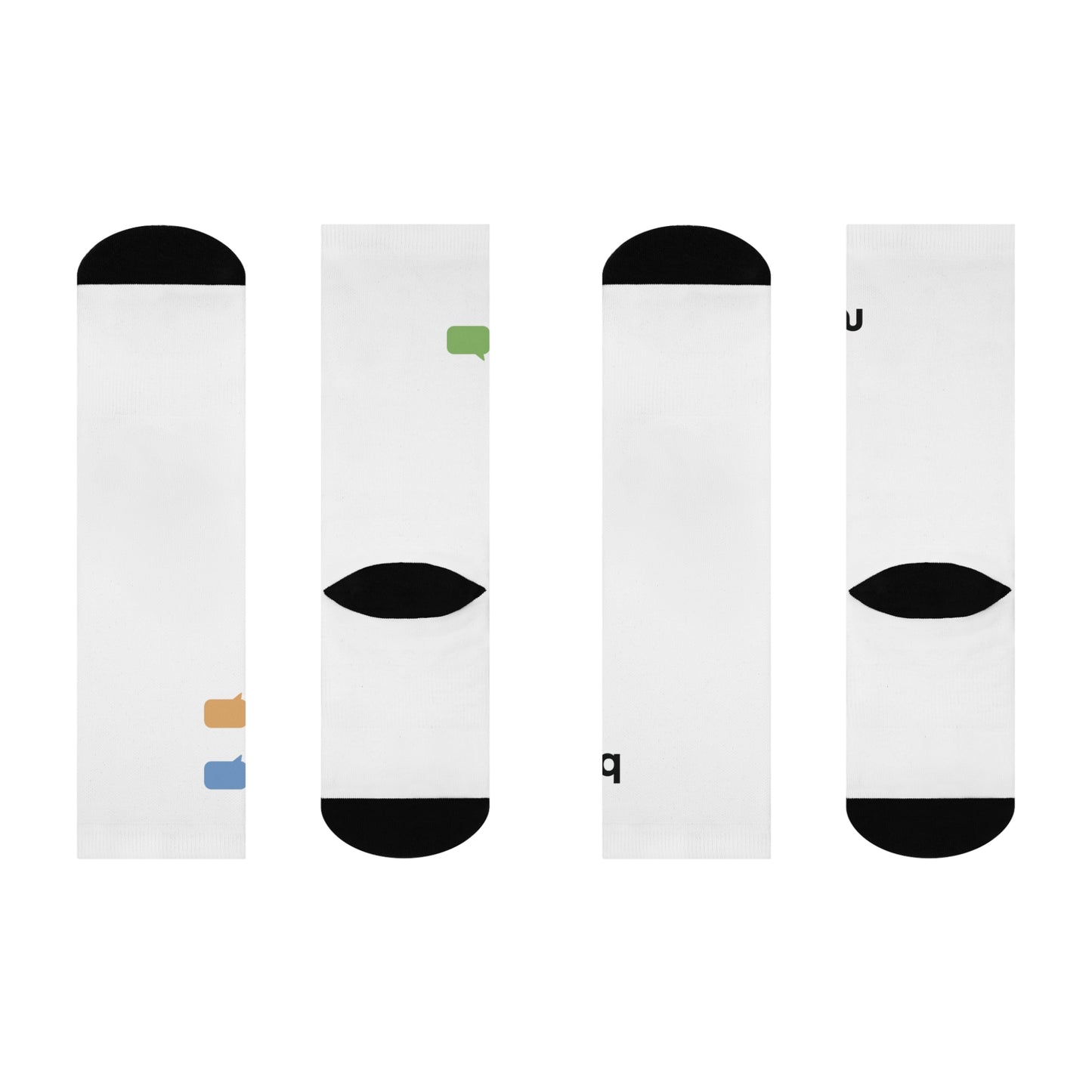 Blend ATHLEISURE | Blend Logo | All-Day Crew Socks — Step Loud, Stay Comfy