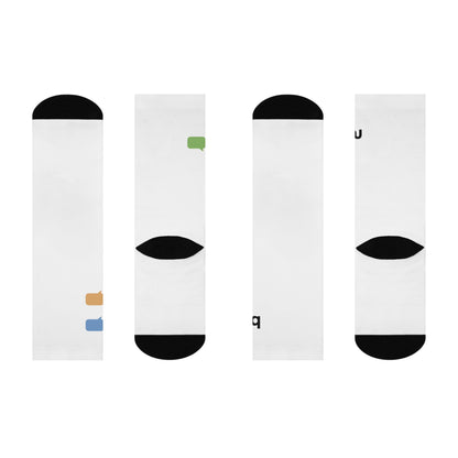 Blend ATHLEISURE | Blend Logo | All-Day Crew Socks — Step Loud, Stay Comfy