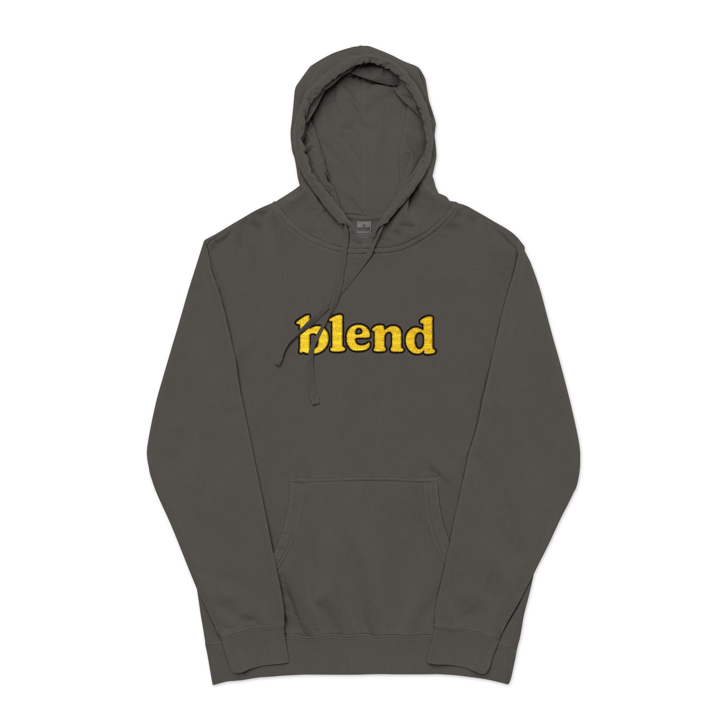 Blend VIBE | Embroidered Pigment-Dyed Hoodie