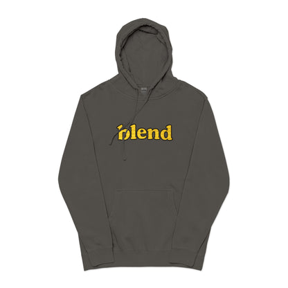Blend VIBE | Embroidered Pigment-Dyed Hoodie