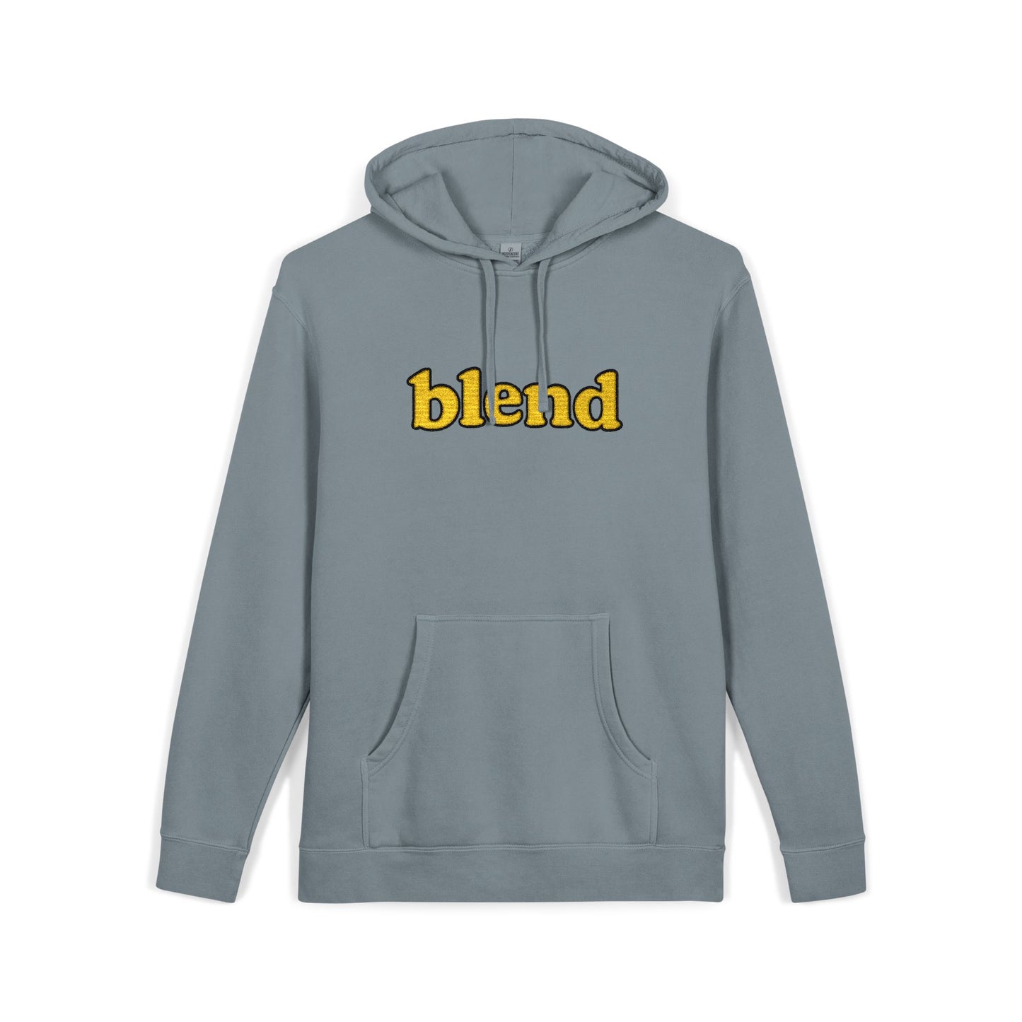Blend VIBE | Embroidered Pigment-Dyed Hoodie
