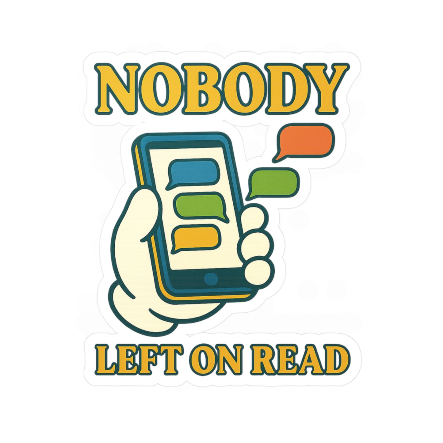 Blend VIBE | Nobody Left On Read | Vinyl Stickers