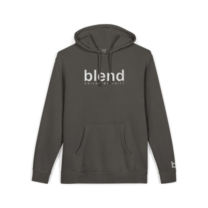 Blend CORE | Driven By Unity | Embroidered Pigment-Dyed Hoodie