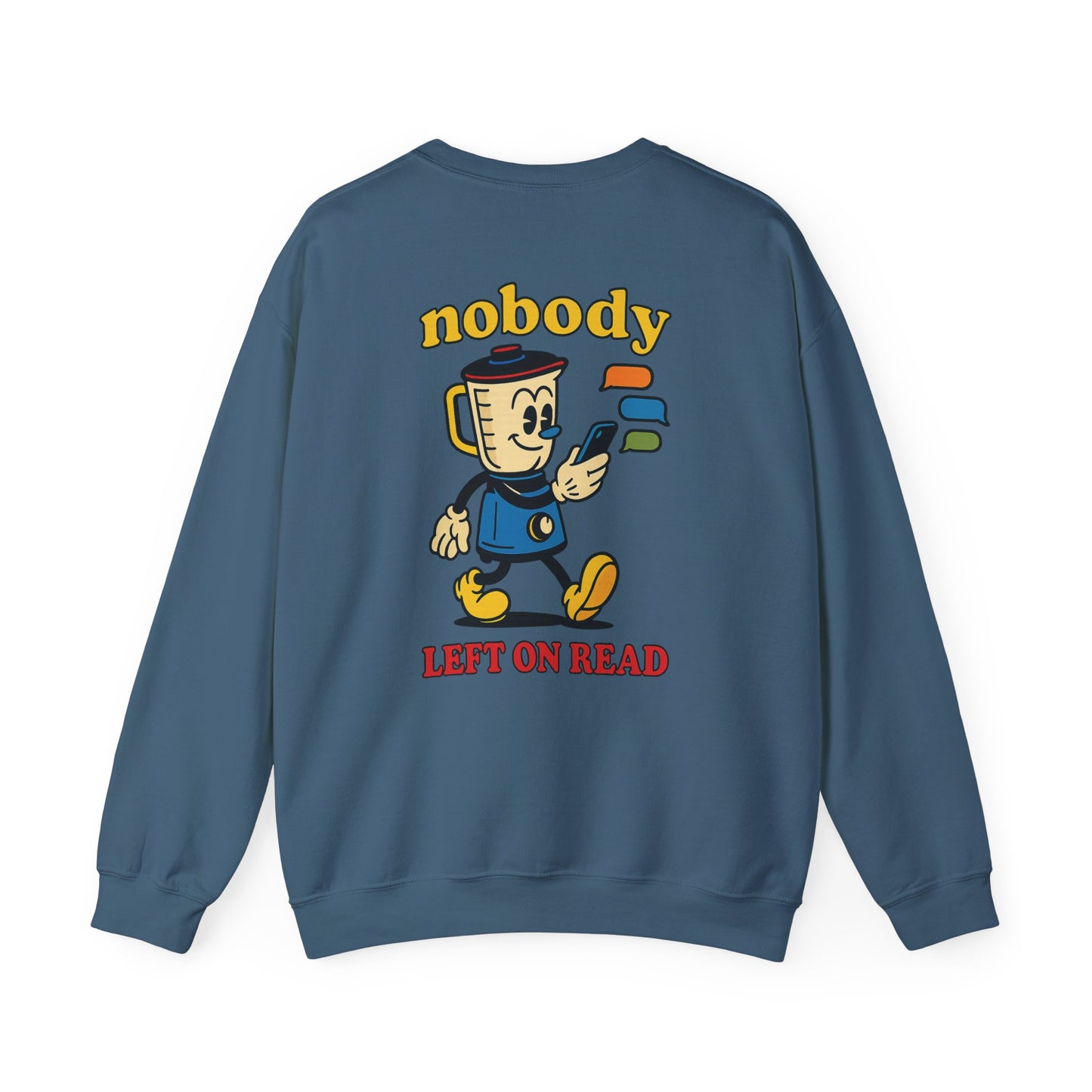 Blend VIBE | Nobody Left On Read | Heavy Crewneck Sweatshirt — Chill Mode: Activated