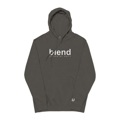 Blend CORE | Driven By Unity | Embroidered Pigment-Dyed Hoodie